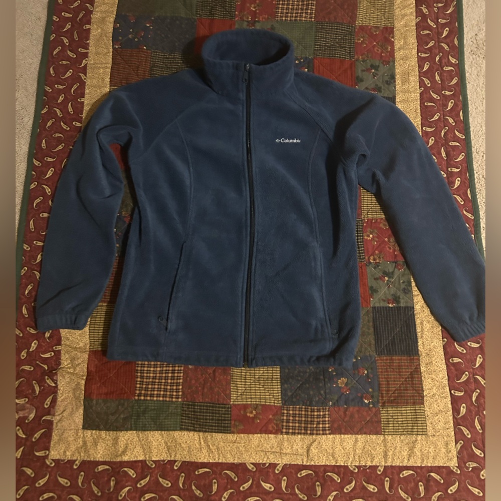 Columbia Benton Navy Fleece Jacket - Ladies size large
